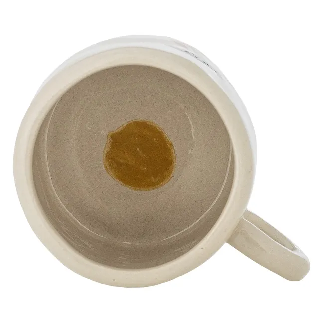 Taza de gres Agnes | Crema