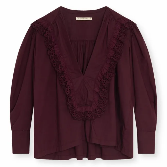Blouse Vega Coton | Bordeaux