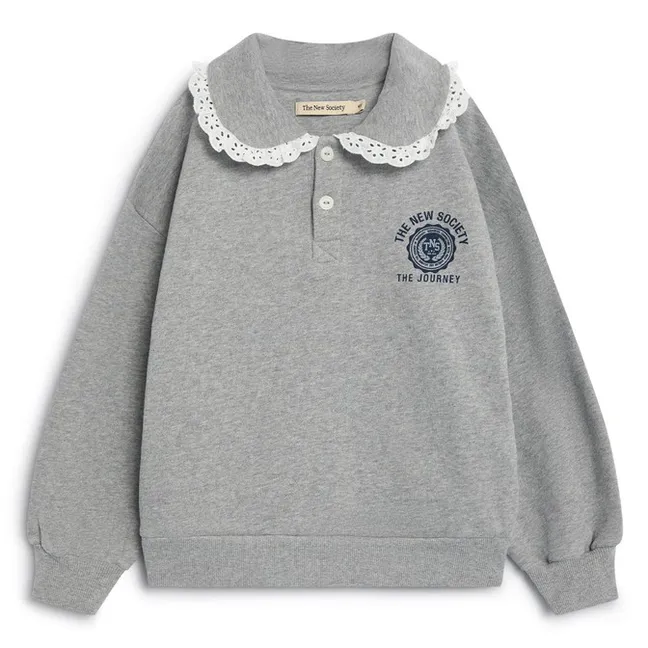 Ash Collar Sweatshirt | Grey