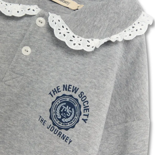Ash Collar Sweatshirt | Grey