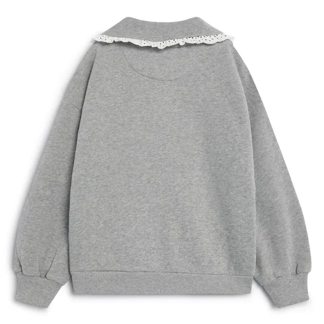Sweat Col Claudine Ash | Gris