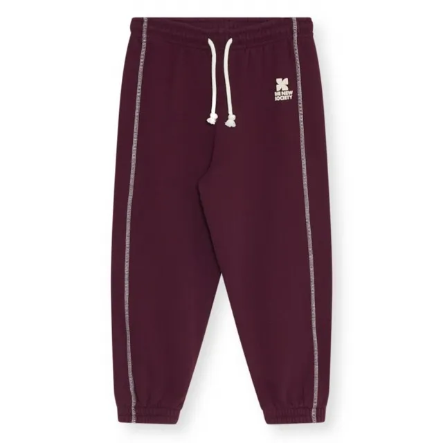 TNS Logo Stretch Jogger Pants | Burgundy
