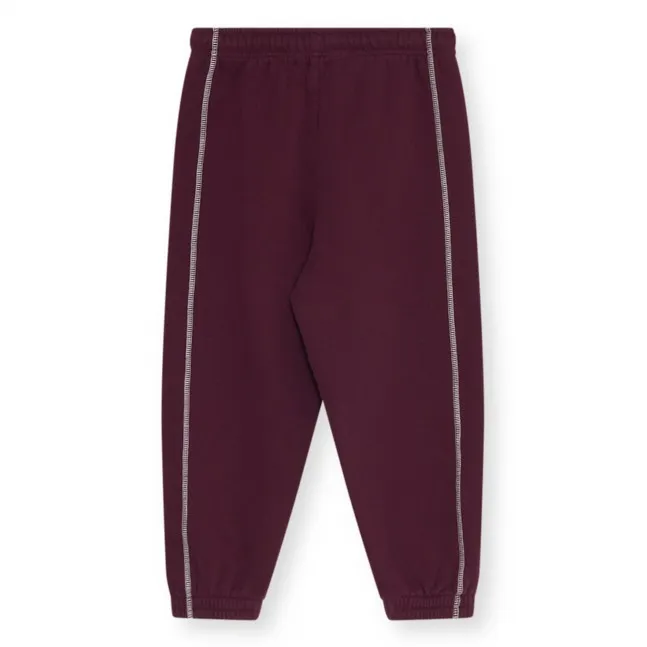 TNS Logo Stretch Jogger Pants | Burgundy