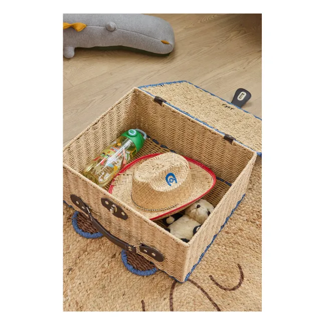 Teddy Bear suitcase | Blue