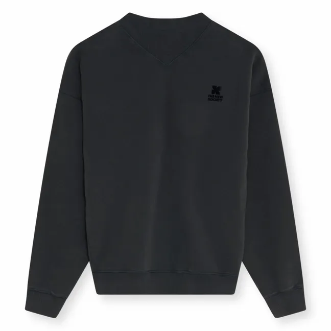 Sweat Logo Coton | Gris foncé