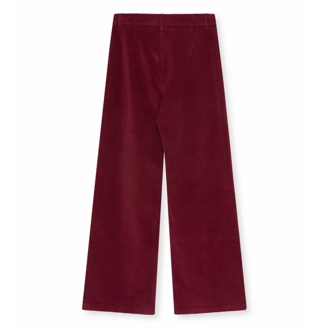 Pantalon Ines Coton | Rouge
