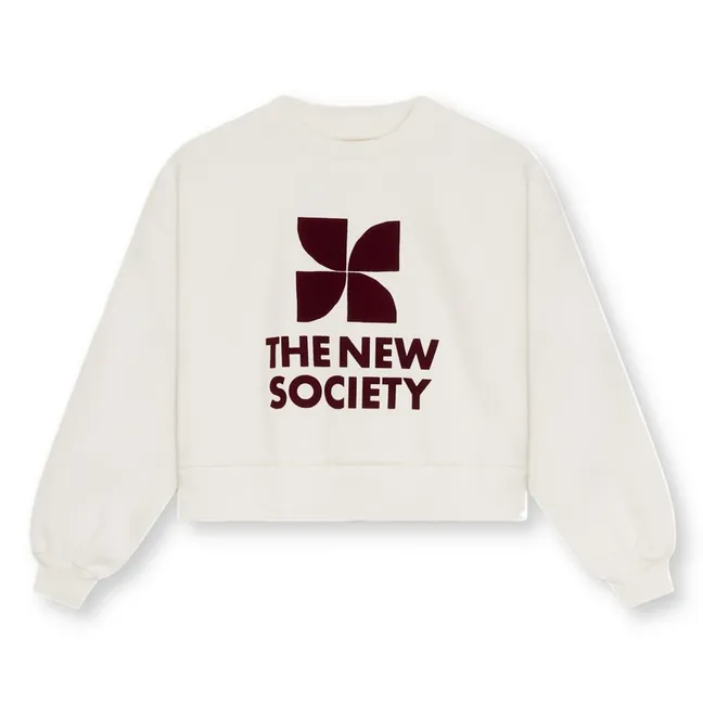 TNS Logo Sweatshirt | White