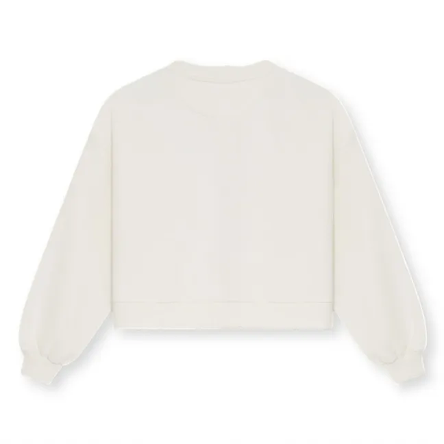 TNS Logo Sweatshirt | White