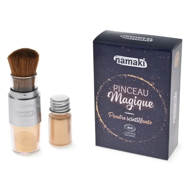 Pinceau magique et sa poudre scintillante | Doré