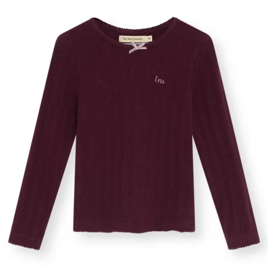T-shirt Logo TNS Nœud | Bordeaux
