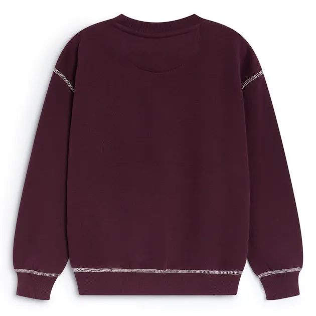 TNS Logo Sweatshirt | Burgundy