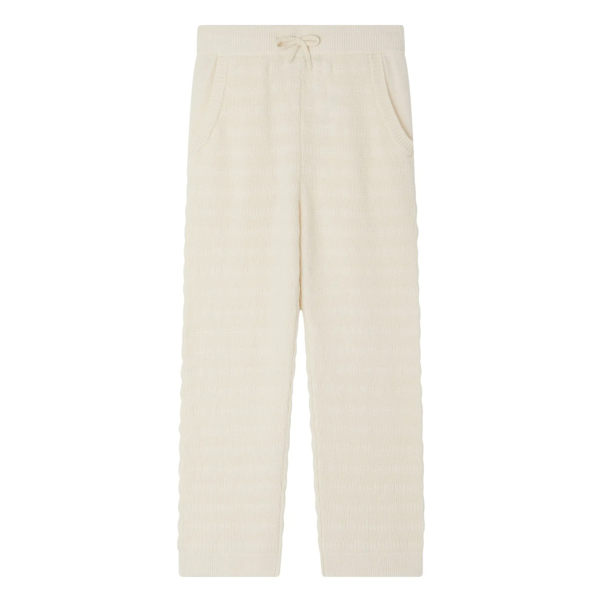 Bonpoint Girls Ecru Gahila Cashmere Sweatpants