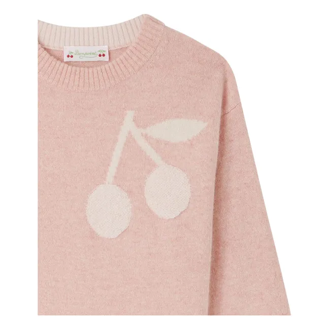 Jersey de cachemira Anumati Cherry | Rosa
