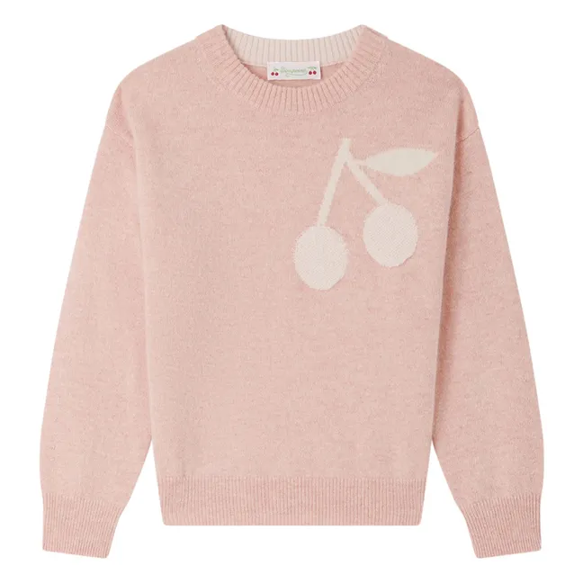 Jersey de cachemira Anumati Cherry | Rosa