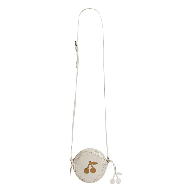 Gomette leather bag | Ecru