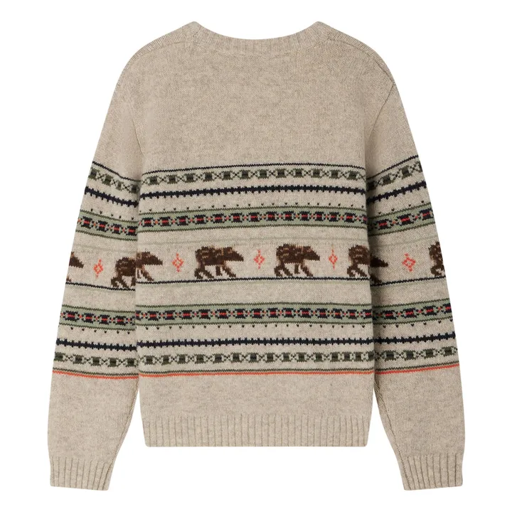 Pullover Große Wolle | Beige- Produktbild Nr. 4