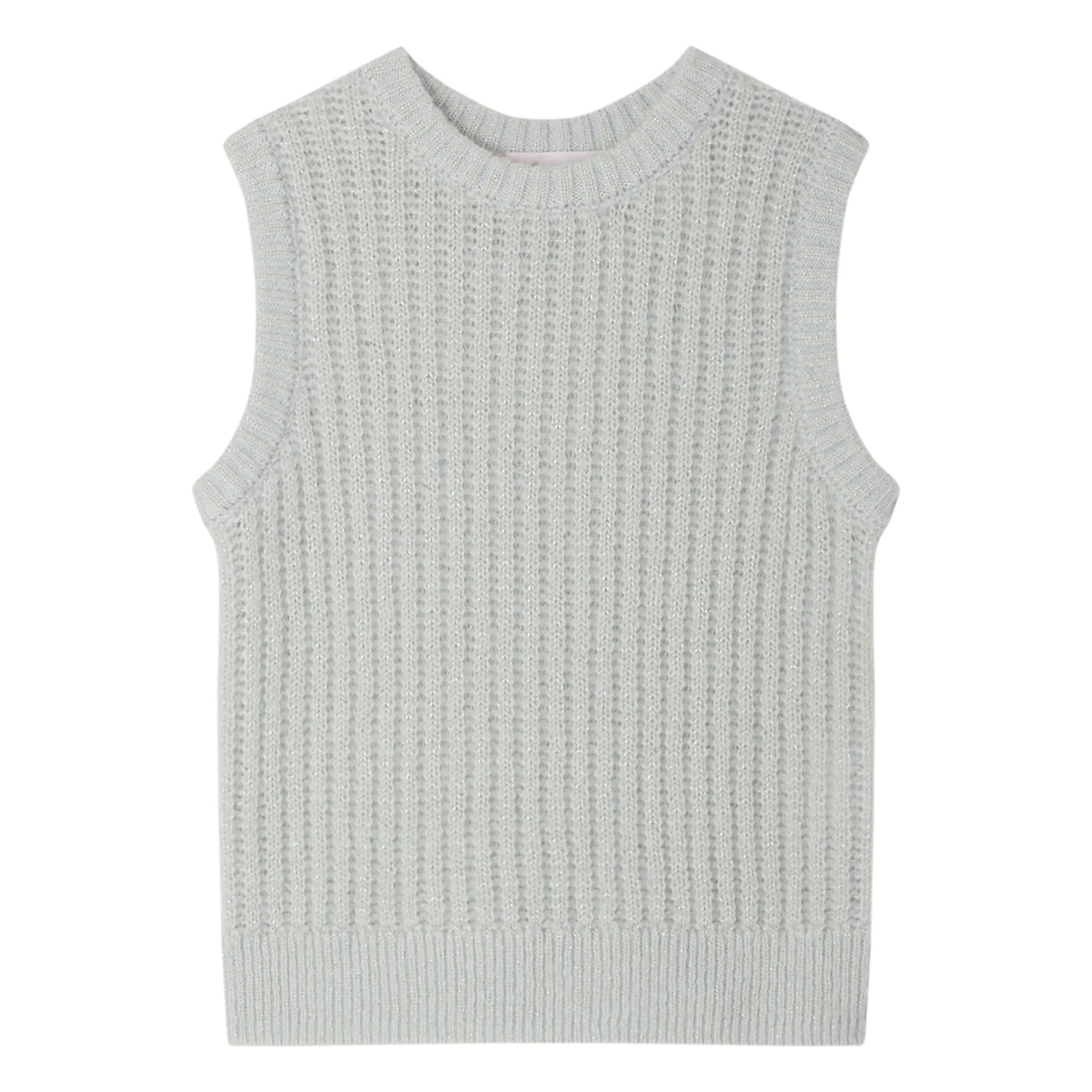 Bonpoint Girls Light Blue Gaia Wool And Cashmere Sweater