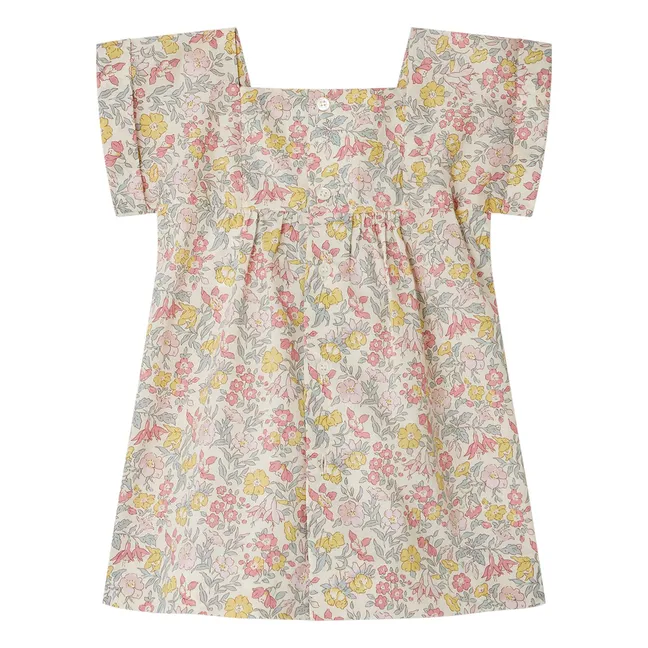 Vestido Pais Fleurie Smocked | Crudo