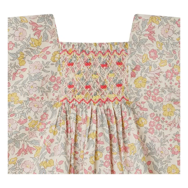 Vestido Pais Fleurie Smocked | Crudo
