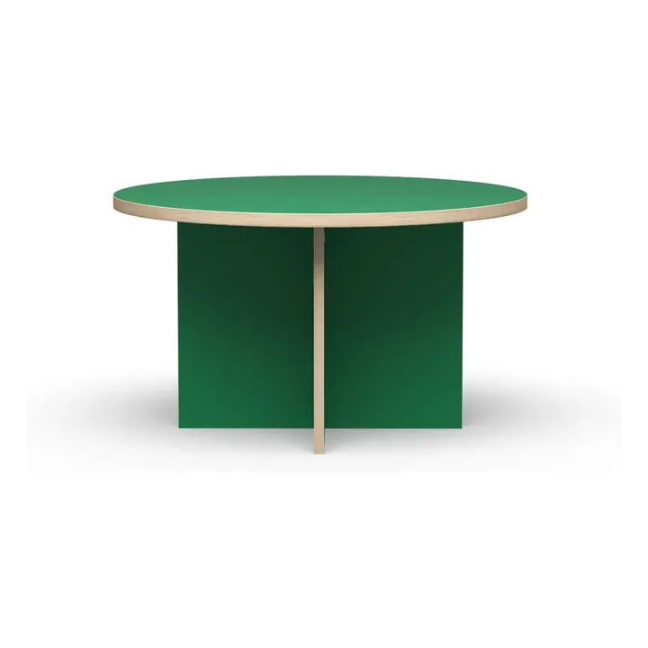 Mesa de comedor redonda | Verde- Imagen del producto n°1