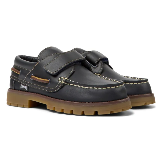 Chaussures Bateau Scratchs Compas | Bleu foncé