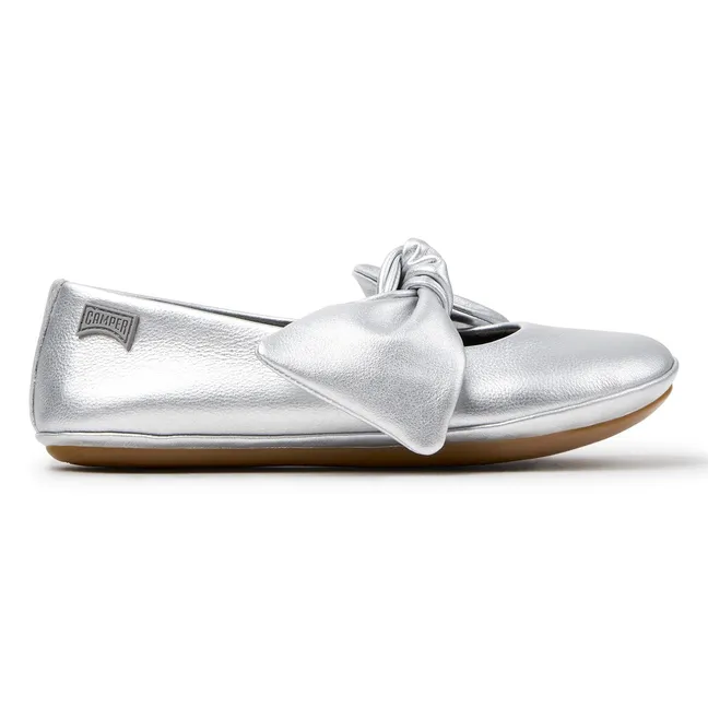 Ballerines Nœud Right | Argenté