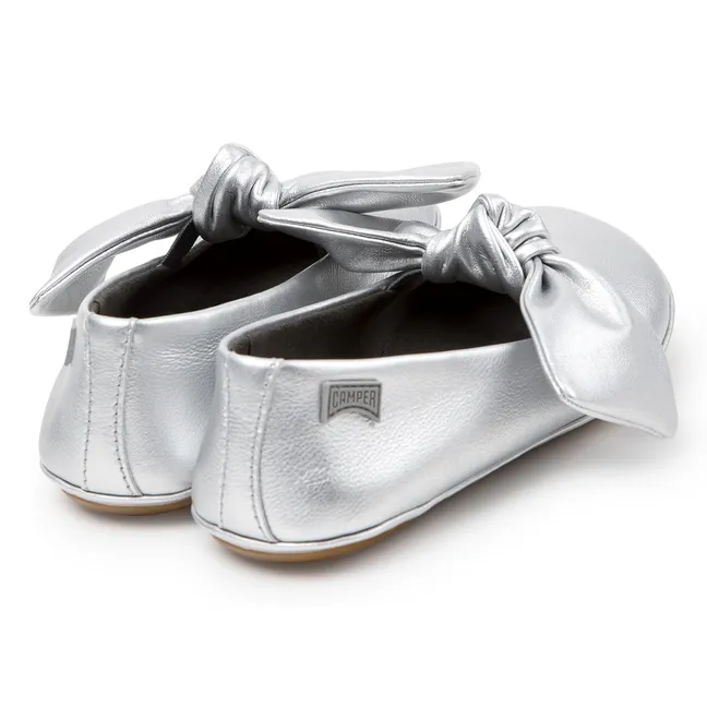 Ballerines Nœud Right | Argenté