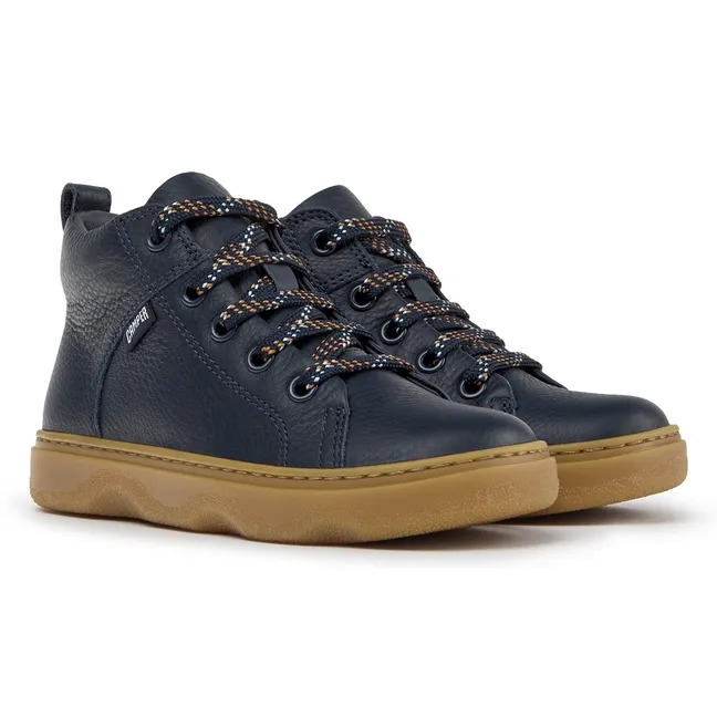 Baskets Lacets Kiddo | Bleu