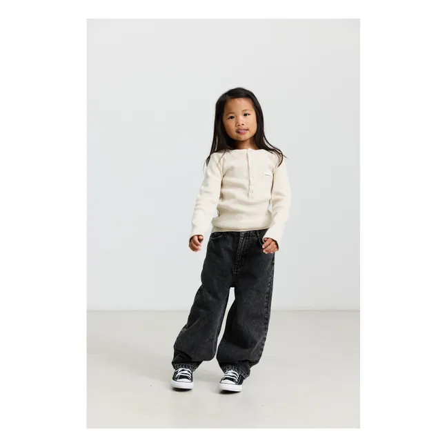 Jean Ballon Daon Coton Bio | Gris anthracite