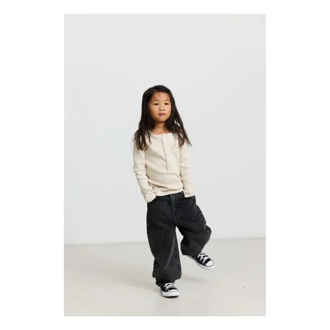Jean Ballon Daon Coton Bio | Gris anthracite