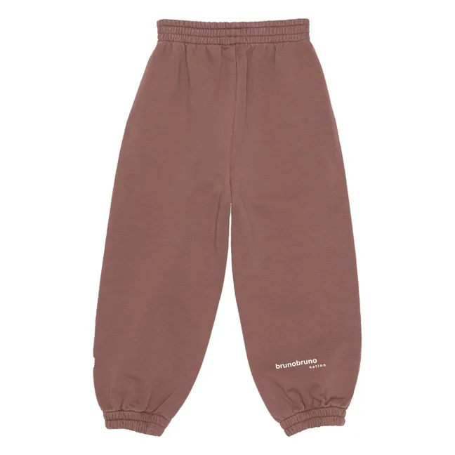 Jogger Ella Coton Bio | Marron clair 