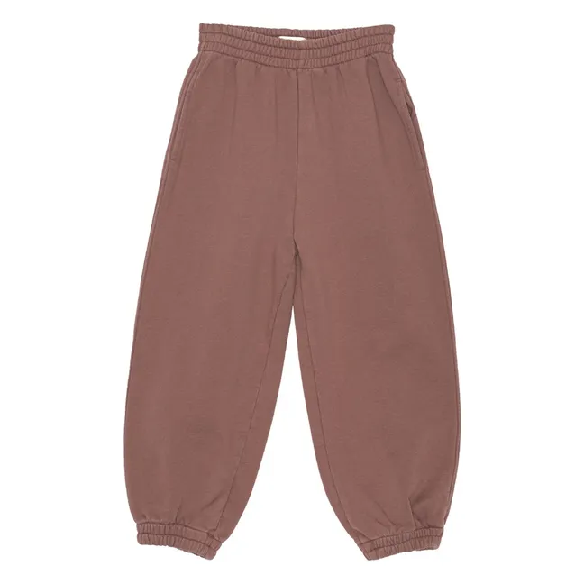 Jogger Ella Coton Bio | Marron clair 