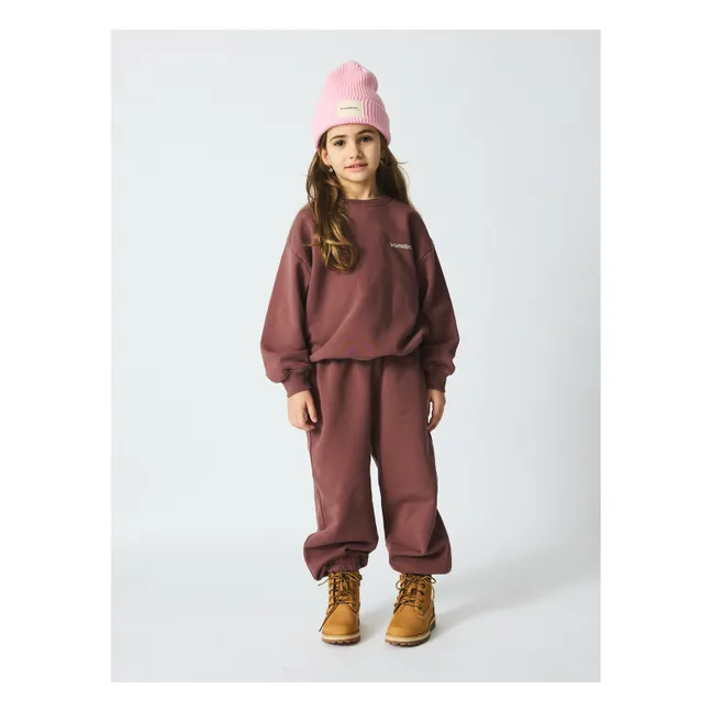 Jogger Ella Coton Bio | Marron clair 