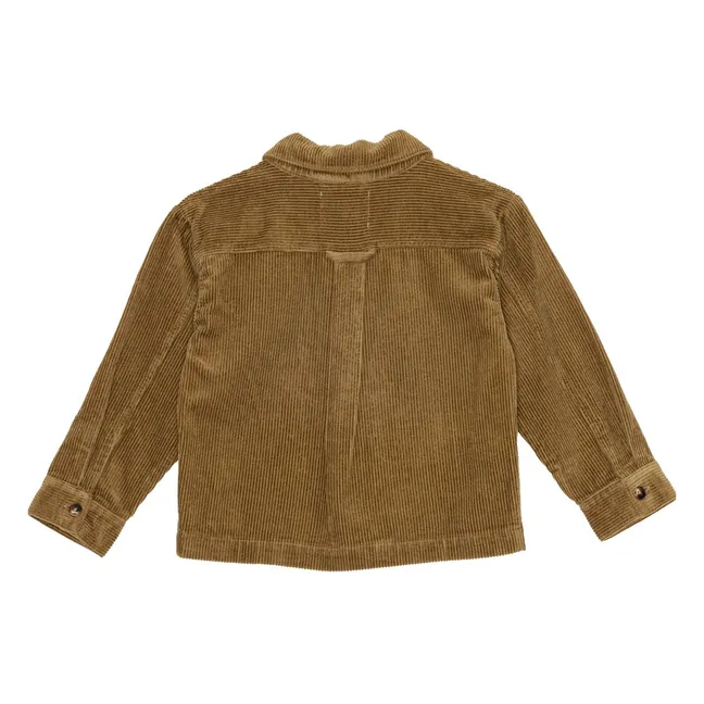 Surchemise Sena Velours Coton Bio | Ocre