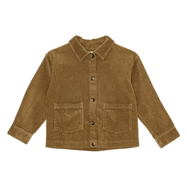 Surchemise Sena Velours Coton Bio | Ocre
