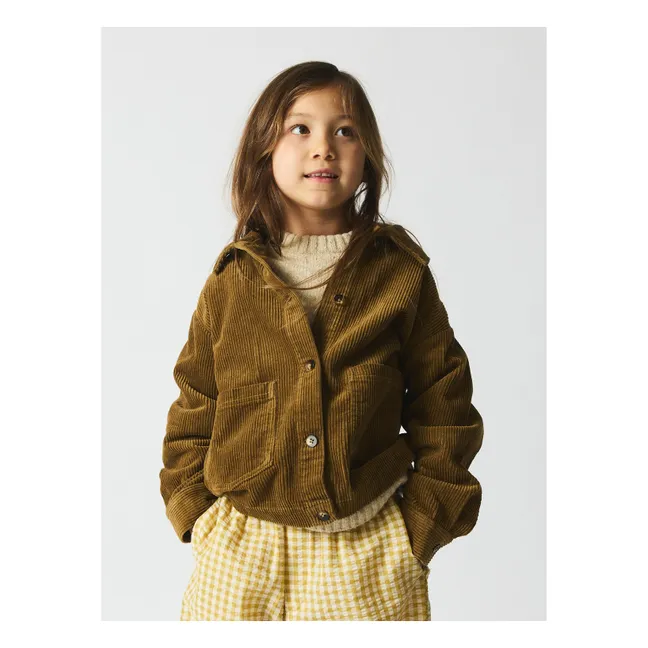 Surchemise Sena Velours Coton Bio | Ocre