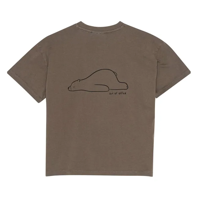T-shirt Nanna Out Of Office Coton Bio | Marron