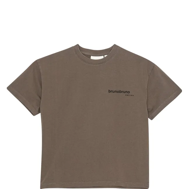 T-shirt Nanna Out Of Office Coton Bio | Marron