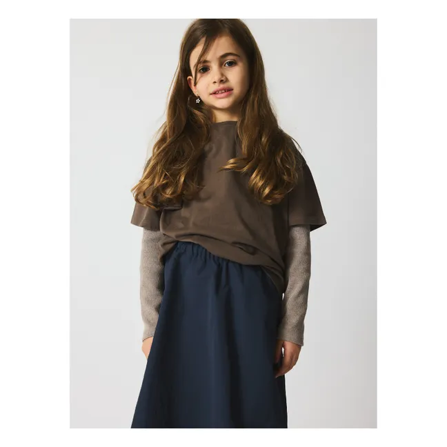 T-shirt Nanna Out Of Office Coton Bio | Marron