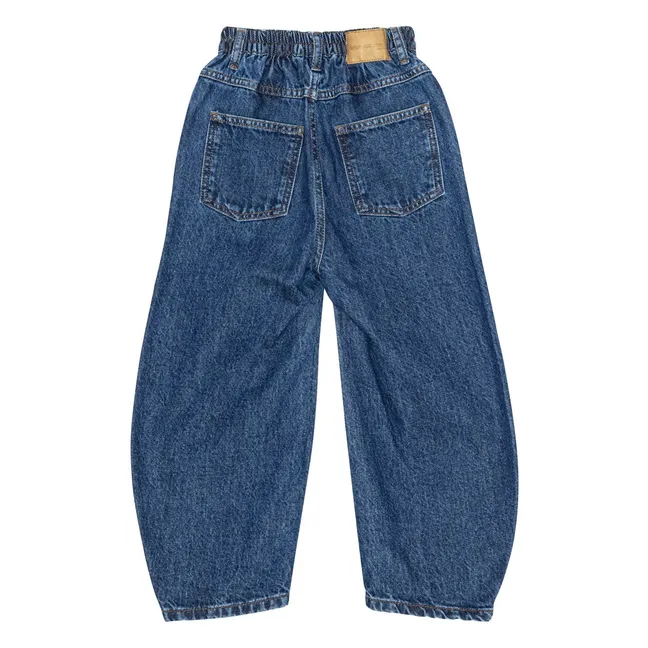Jean Ballon Daon Coton Bio | Bleu