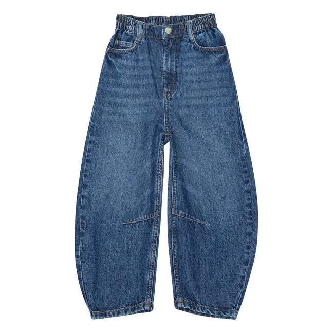 Jean Ballon Daon Coton Bio | Bleu