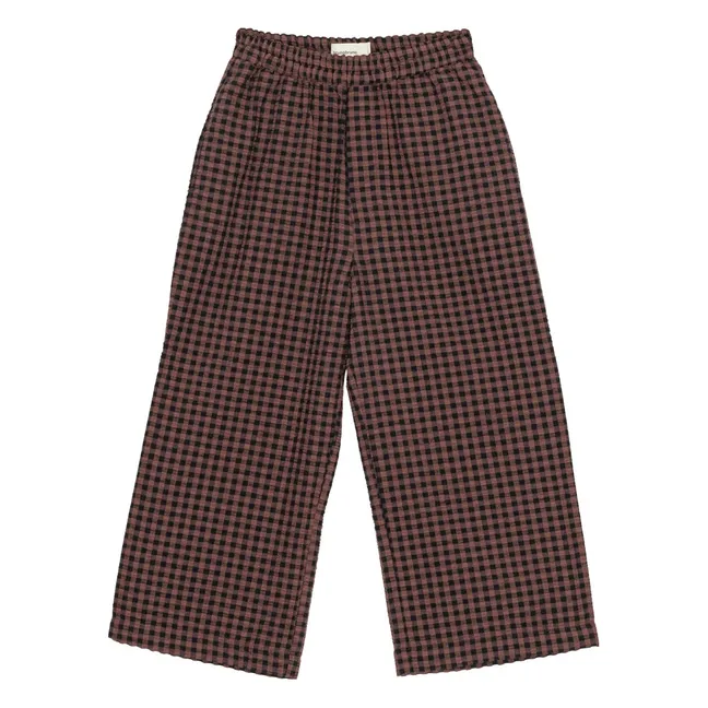 Pantalon Francis Seersucker | Marron
