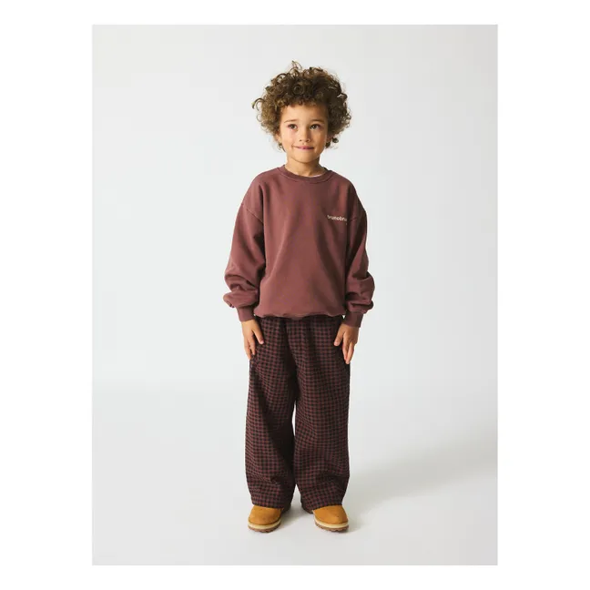 Pantalon Francis Seersucker | Marron