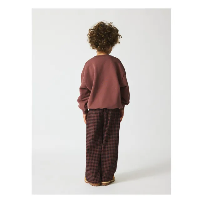 Pantalon Francis Seersucker | Marron