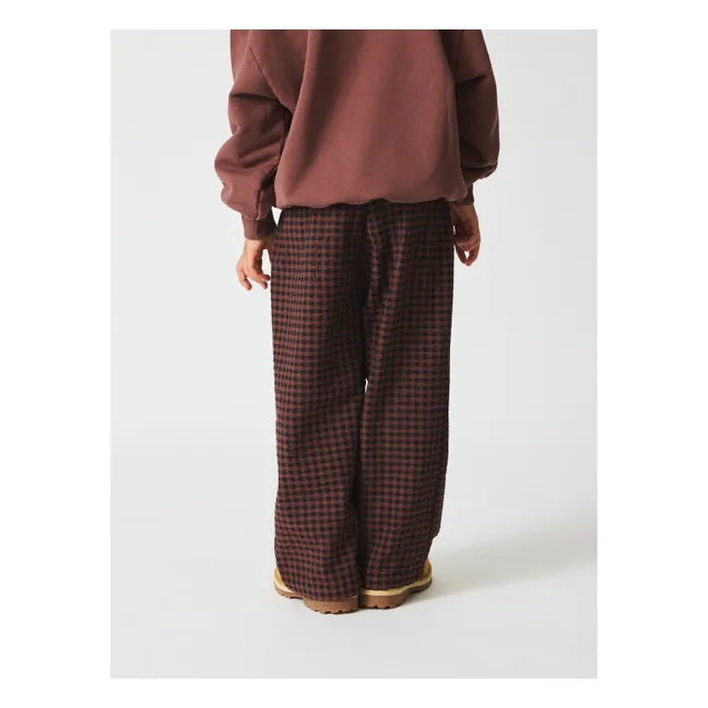 Pantalon Francis Seersucker | Marron