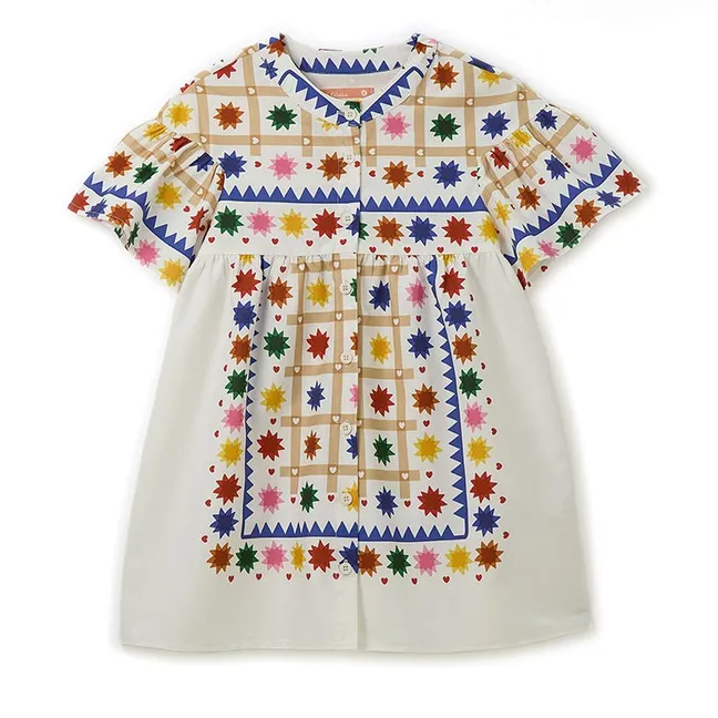 Robe Fleurs | Blanc