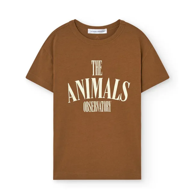 T-shirt Pupfish The Animals Observatory Coton Bio | Marron