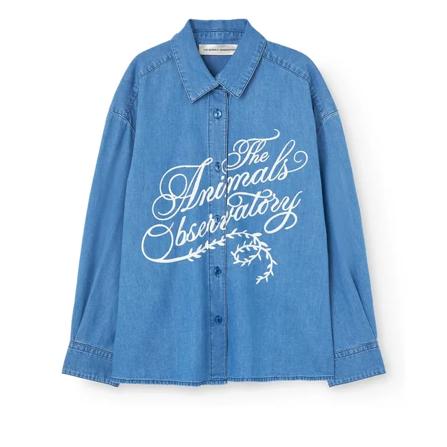 Chemise Wolf Denim | Bleu