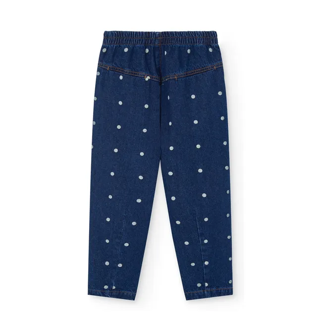 Jean Grouse Pois | Bleu foncé
