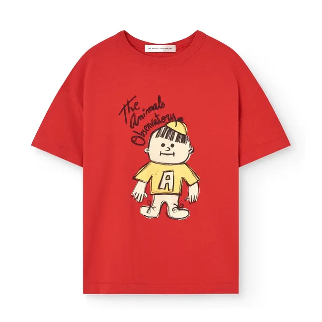 Dunker A T-Shirt aus Bio-Baumwolle | Rot